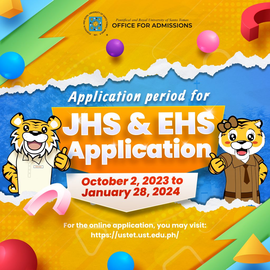 USTET 2024 Application Period for JHS & EHS OFAD