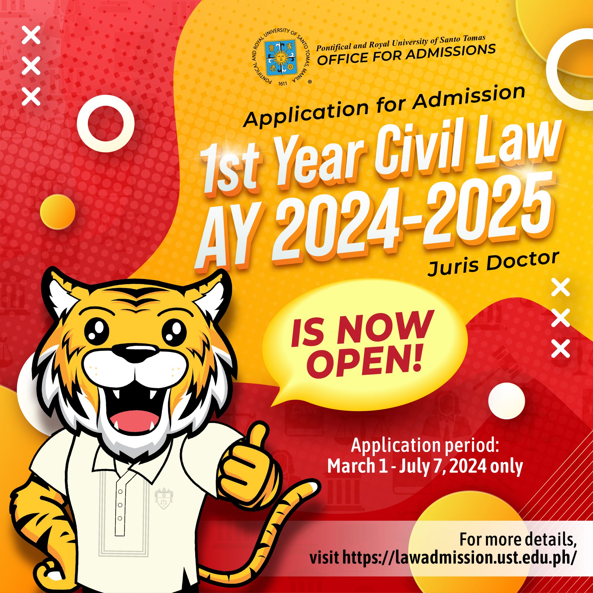 UST Faculty of Civil Law Admission for A.Y. 2024-2025 – OFAD